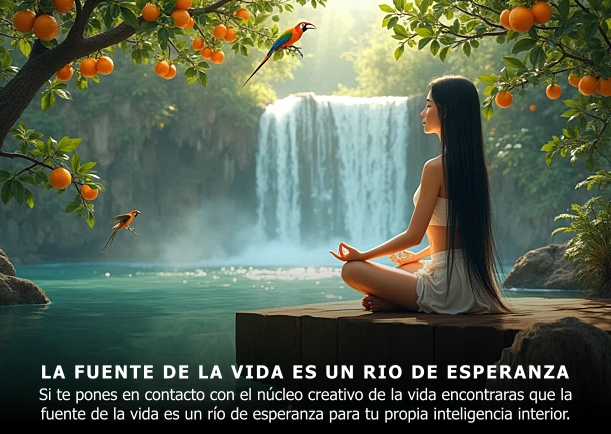 Imagen; La fuente de la vida es un rio de esperanza; Deepak Chopra