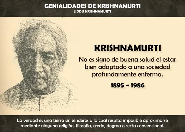 Imagen del escrito; Genialidades de Krishnamurti, de Jiddu Krishnamurti