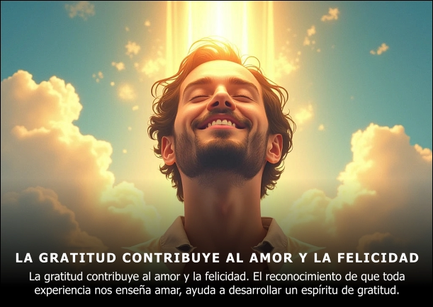 Imagen; La gratitud contribuye al amor y la felicidad; Daya Mata