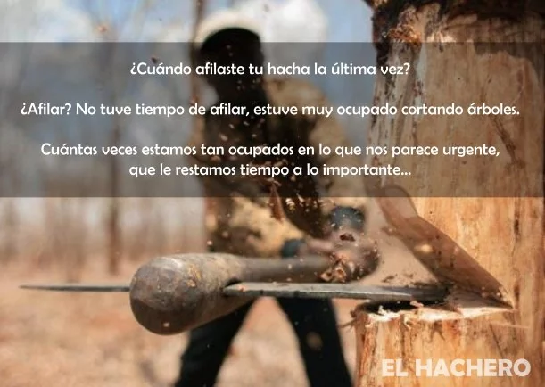 Imagen; El hachero; Gonzalo Velez