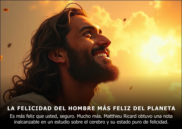 Imagen del escrito; El hombre más feliz del planeta, de Buda