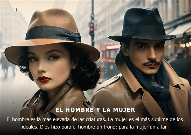 Imagen; El hombre y la mujer; Victor Marie Hugo