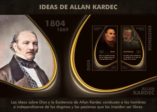 Imagen del escrito; Ideas de Allan Kardec sobre Dios y la Existencia, de Allan Kardec