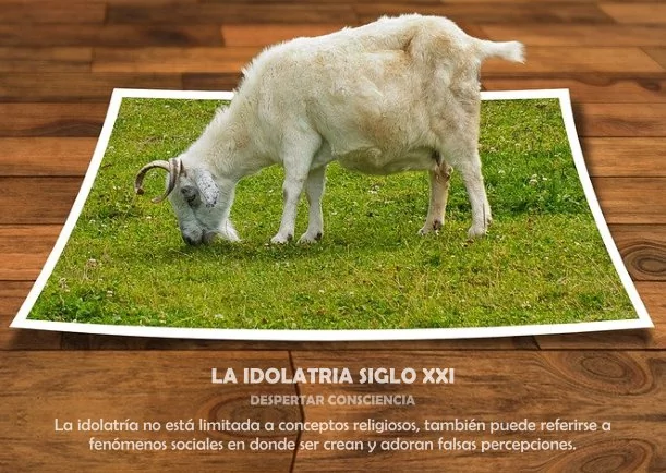 Imagen del escrito; La idolatría siglo XXI, de Despertar Consciencia