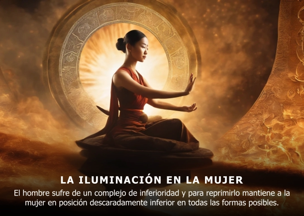 Imagen del escrito; La iluminación en la mujer, de Osho