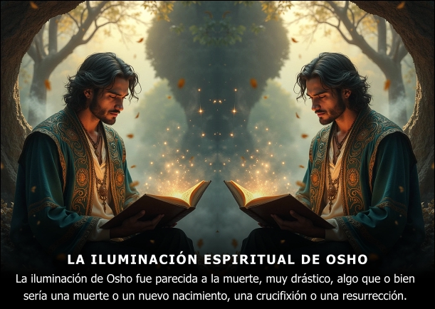 Imagen del escrito; La iluminación de Osho, de Osho