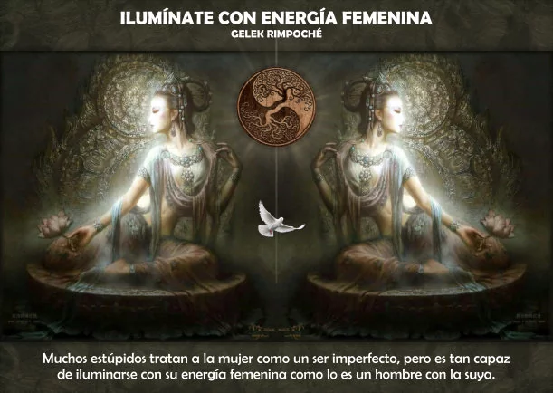 Imagen del escrito; Iluminate con energía femenina, de Gelek Rimpoche