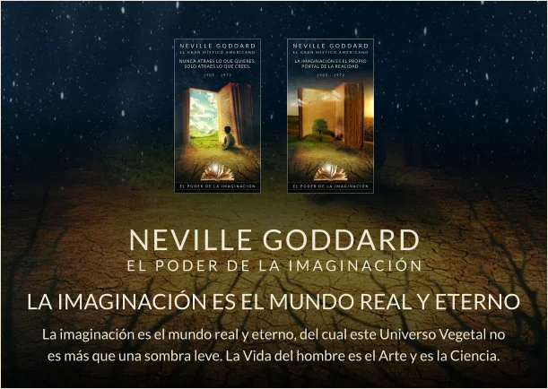 Imagen del escrito; La imaginación es el mundo real y eterno, de Neville Goddard