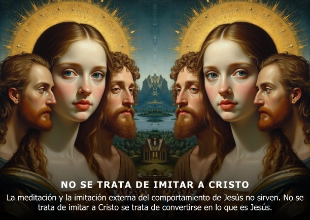 Imagen del escrito; No se trata de imitar a Cristo, de Anthony De Mello