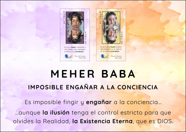 Imagen del escrito de Meher Baba