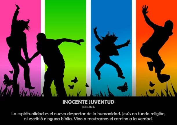 Imagen del escrito; Inocente juventud, de Jebuna