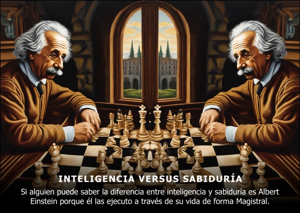 Imagen del escrito; Inteligencia vs sabiduría, de Yuly Samaniego