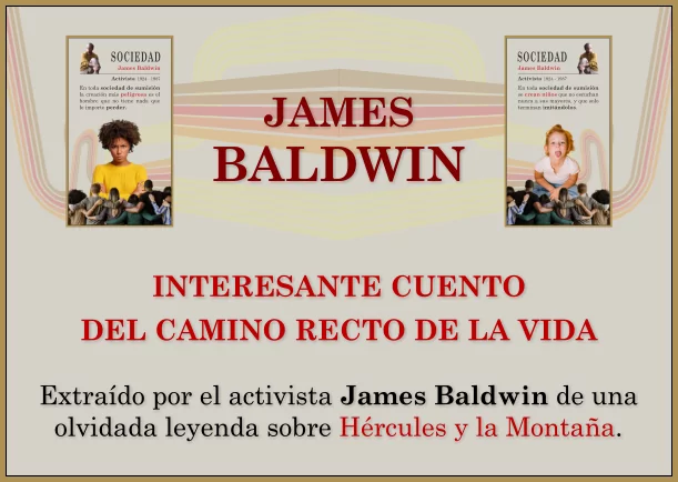 Imagen del escrito de James Baldwin