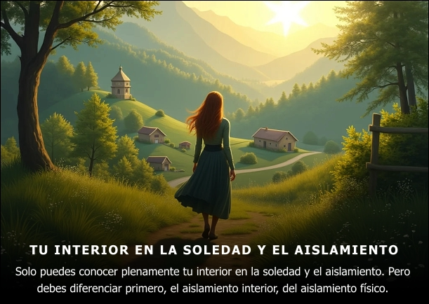 Imagen; Tu interior en la soledad y el aislamiento; Anthony De Mello