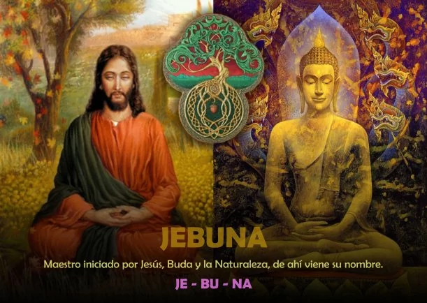 Imagen del escrito; Jebuna, iniciado por Jesús, Buda y la Naturaleza, de Jebuna