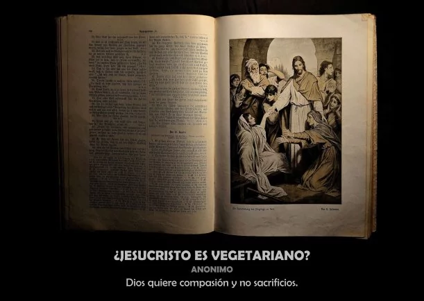 Imagen del escrito; ¿Jesucristo es vegetariano?, de Cristianos Originarios