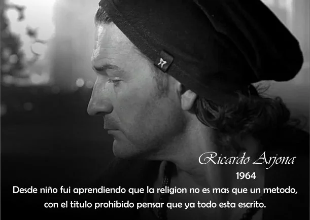 Imagen del escrito; Jesús es verbo no sustantivo, de Ricardo Arjona