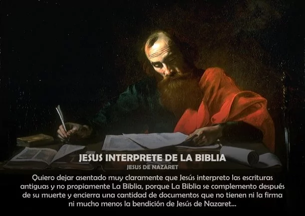 Imagen del escrito de Sobre Jesus