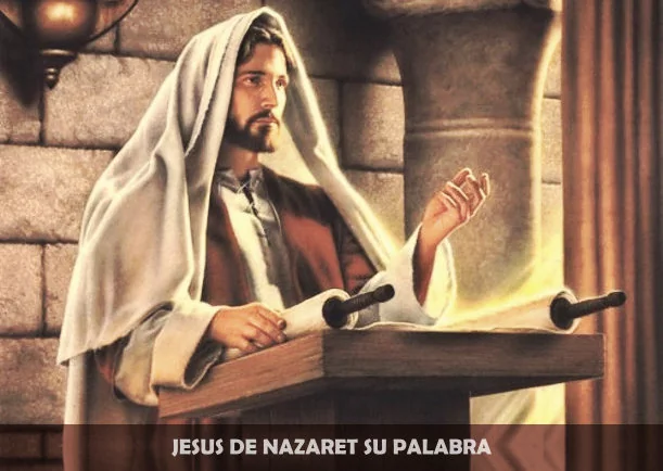 Imagen del escrito; Jesús de Nazaret su palabra, de Sobre Jesus