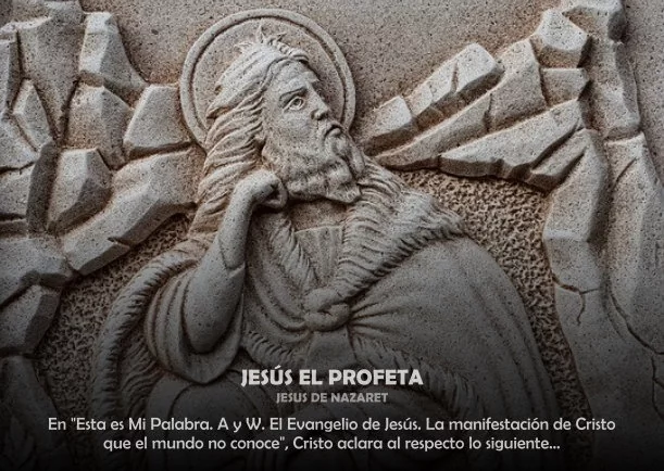 Imagen del escrito; Jesús el profeta, de Sobre Jesus