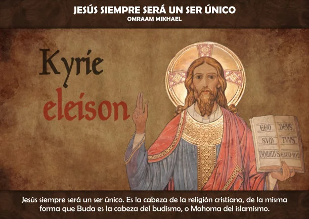 Imagen del escrito; Jesús siempre será un ser único, de Omraam Mikhael