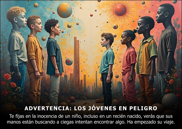 Imagen del escrito; Los jóvenes en peligro, de Osho