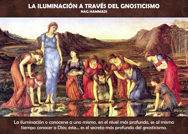 Imagen del escrito; La iluminación a través del gnosticismo, de Nag Hammadi