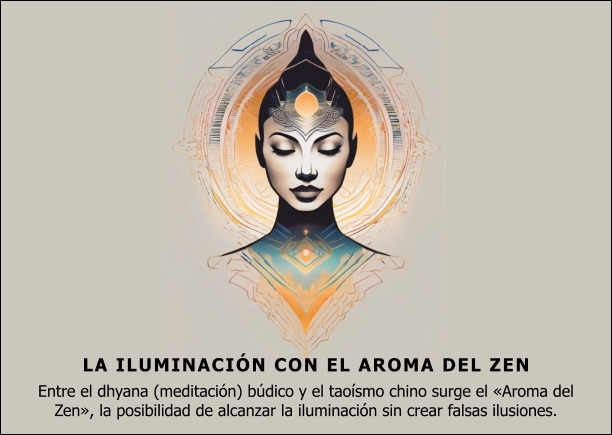 Imagen del escrito; La iluminación con el aroma del Zen, de Bodhidharma