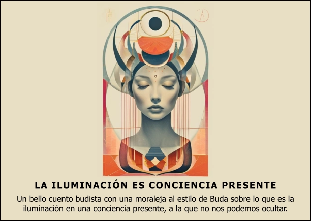 Imagen; La iluminación es conciencia presente; Buda