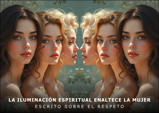 Imagen del escrito; La iluminación espiritual enaltece la Mujer, de Osho