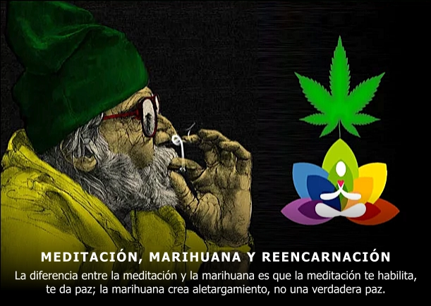 Imagen del escrito; La meditación y la marihuana, de Sadhguru Jaggi Vasudev