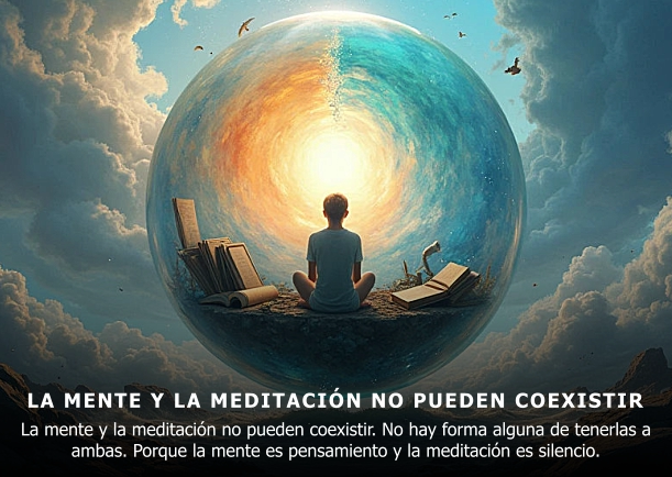 Imagen; La mente y la meditación no pueden coexistir; Osho