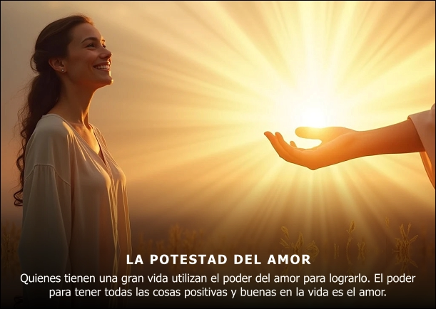 Imagen del escrito; La potestad del amor, de Rhonda Byrne