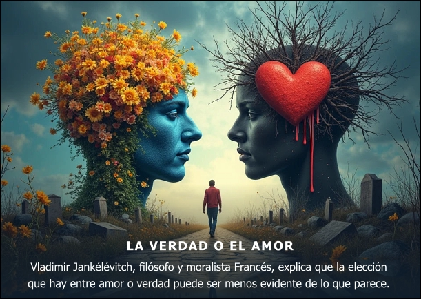 Imagen del escrito; La verdad o el amor, de Vladimir Jankelevitch