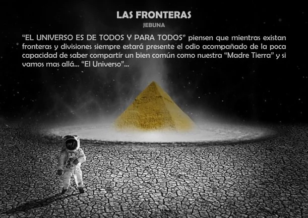 Imagen del escrito; Las fronteras, de Jebuna