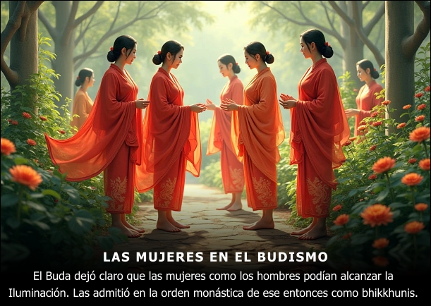 Imagen; Las mujeres en el Budismo; Budismo