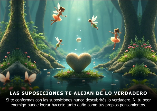 Imagen; Las suposiciones te alejan de lo verdadero; Anthony De Mello