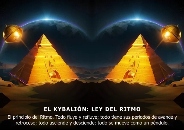 Imagen del escrito; Ley del ritmo - El kybalión, de El Kybalion