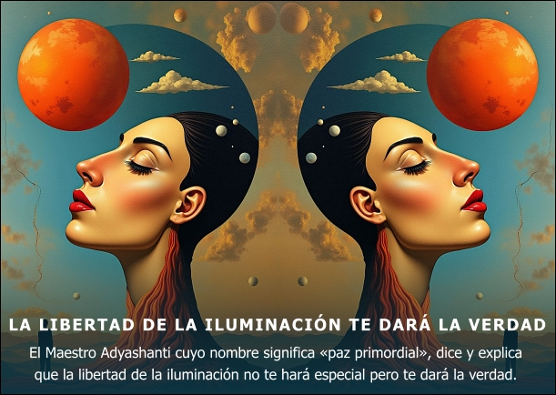 Imagen; La libertad de la iluminación te dará la verdad; Adyashanti