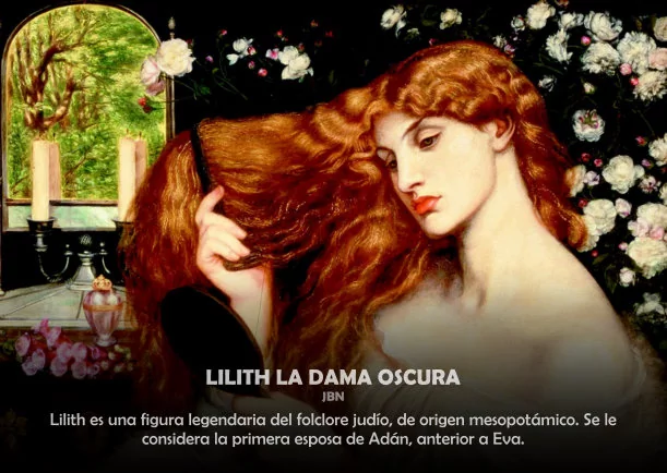 Imagen del escrito; Lilith la dama oscura, de Akashicos