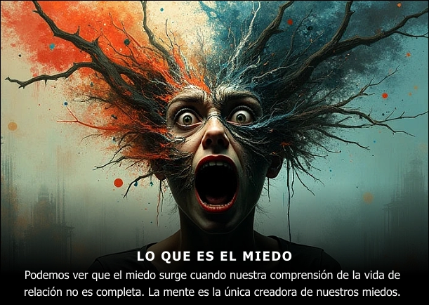 Imagen; Lo que es el miedo; Jiddu Krishnamurti