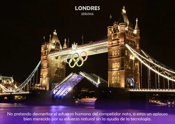 Imagen del escrito; Critica a competidores en Olimpiadas de Londres, de Jebuna