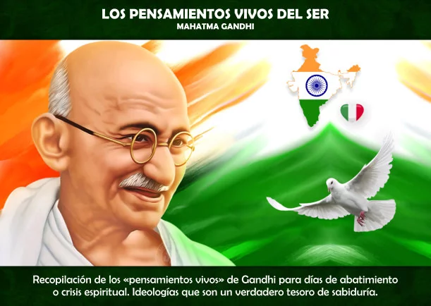 Imagen; Los pensamientos vivos del ser; Mahatma Gandhi