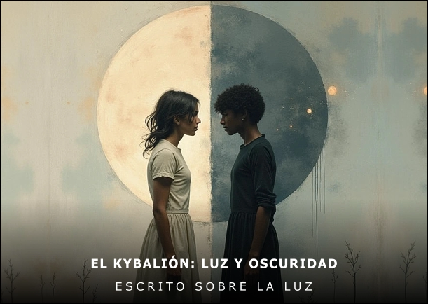 Imagen; Luz y oscuridad - kybalión; El Kybalion