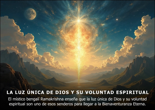 Imagen; La luz única de Dios y su voluntad espiritual; Ramakrishna