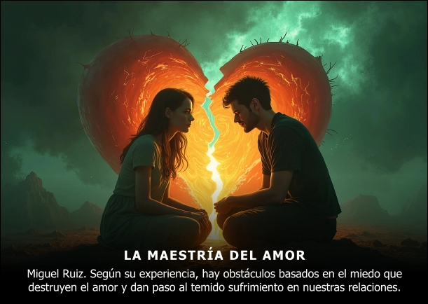 Imagen del escrito; La maestría del amor, de Miguel Ruiz