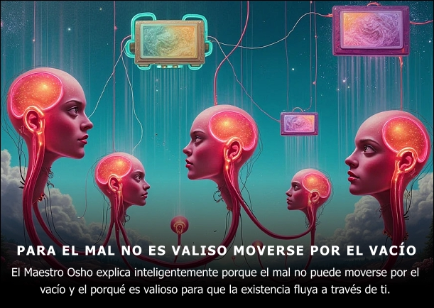 Imagen; El mal no puede moverse por el vacío; Osho