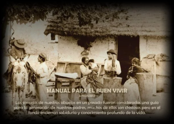 Imagen del escrito; Manual para el buen vivir, de Jbn Lie