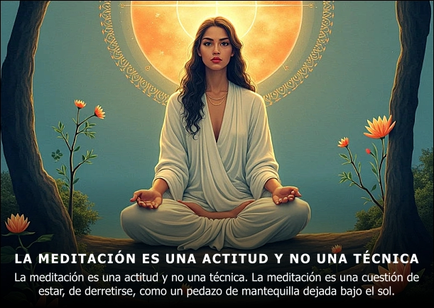 Imagen del escrito; La meditación es una actitud y no una técnica, de Sogyal Rinpoche