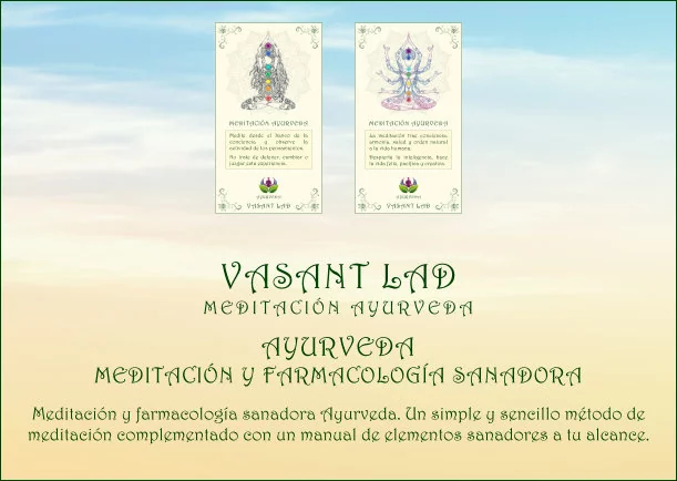 Imagen del escrito; Meditación y farmacología sanadora Ayurveda, de Vasant Lad